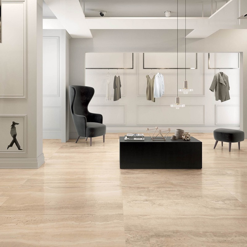 Premium Line Ceramics Travertino Veincut Beige KTBN01 90x60x2cm - Travertino veincut beige 3 1 1 - KTBN01 Travertino Veincut Beige 90x60x2