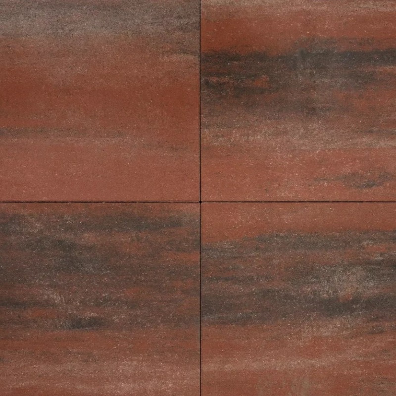 Tremico Betontegel Twents Bont 6cm dik diverse afmetingen - Tremico tuinvisie twents bont - Tremico Twents Bont 60x60x6cm
