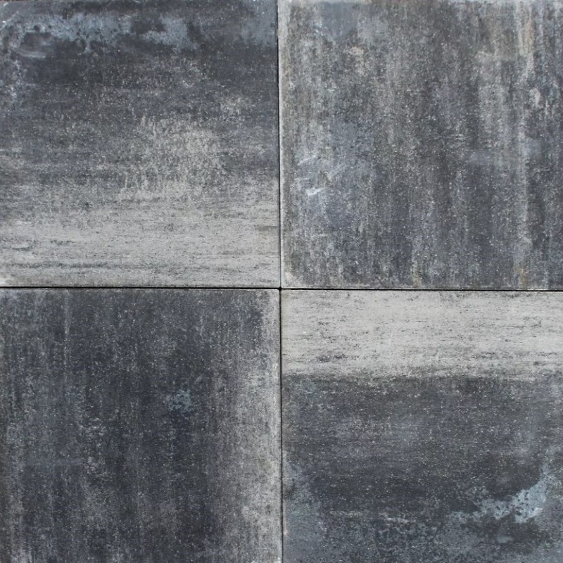 Tremico Betontegel Zeeuws Bont 6cm dik diverse afmetingen - Tremico tuinvisie zeeuws bont - Tremico Zeeuws Bont 60x60x6cm