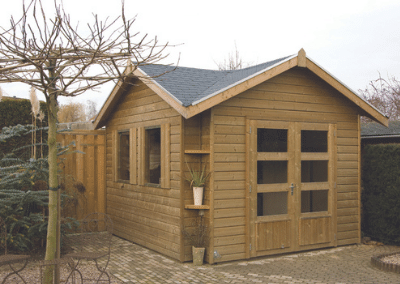 Tuinhuis/blokhut type Akelei - Tuin en huis productfoto akelei - BNS126 Akelei