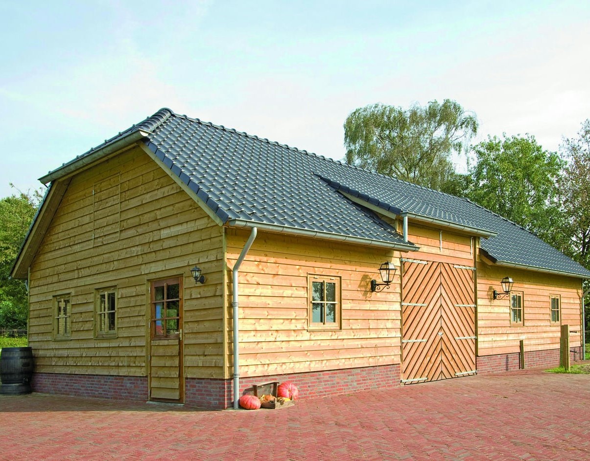 Tuinhuis/blokhut type Laurier - Tuin en huis productfoto laurier 3 - BNS118 Laurier