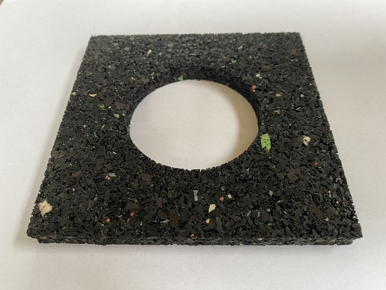 Vaste onderplaat RC 10 - 120x120x6mm - Vaste onderplaat rc basic lijn - Vaste onderplaat RC 10 120x120x6mm