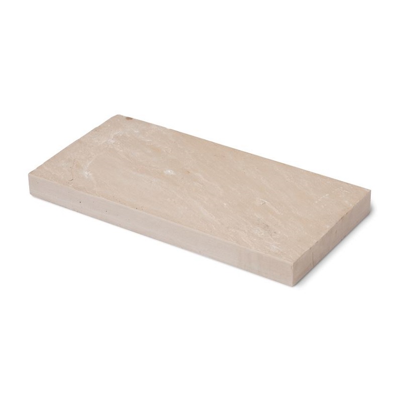 Zwembadrand Kandla Caldo Bianco Recht Gezoet 60x30x3cm BN32 - Zwembadrand kandla caldo bianco gezoet recht model - Zwembadrand Kandla Caldo Recht 60x30x3cm